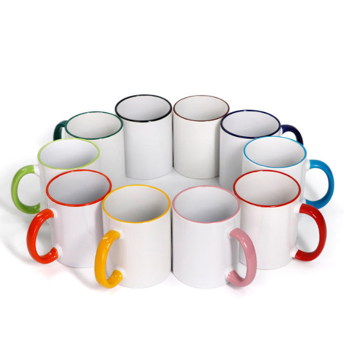 Coffee Tea Images - SCCFMM 3개 11온스 승화전사용 세라믹 머그컵