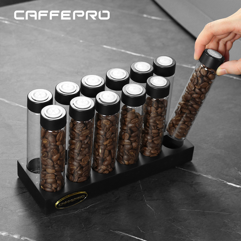 Coffee Tea And Sugar Set - 카페프로 커피 원두 보관용 튜브형 용기,
