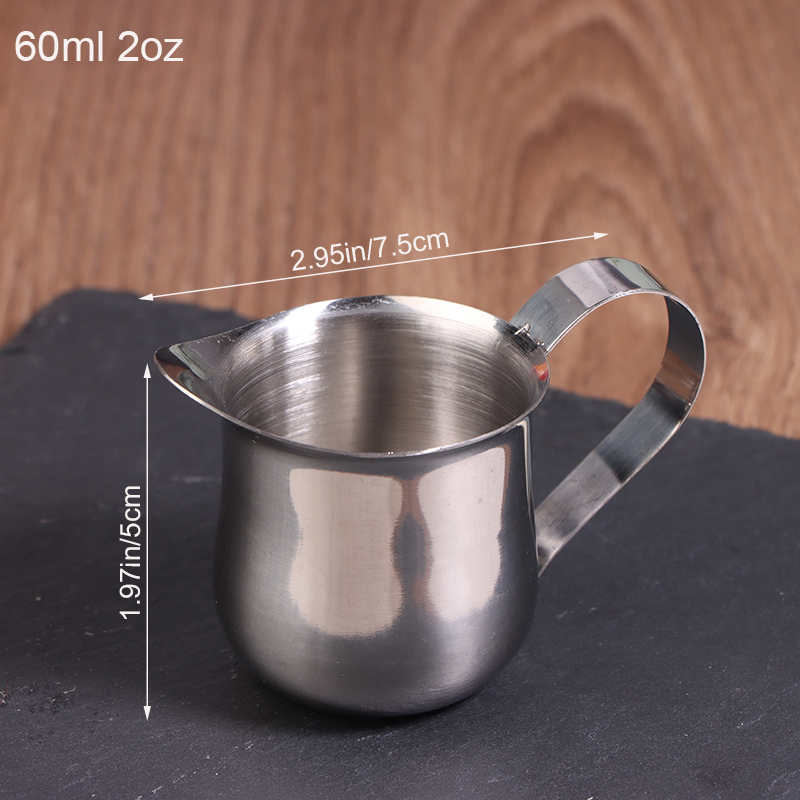 주방용 스테인리스 크리머 피처 60-240ML 계량컵  - Barista Milk Jug 리뷰 및 가격