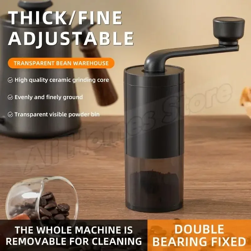 베어링 조절식 커피비 수동 커피 그라인더 세라믹 그라인 - Burr Hand Grinder 리뷰 및 가격
