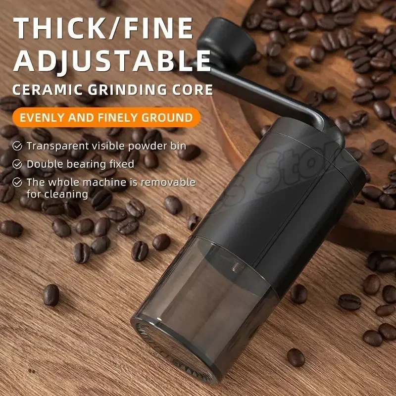 베어링 조절식 커피비 수동 커피 그라인더 세라믹 그라인 - Burr Hand Grinder 리뷰 및 가격