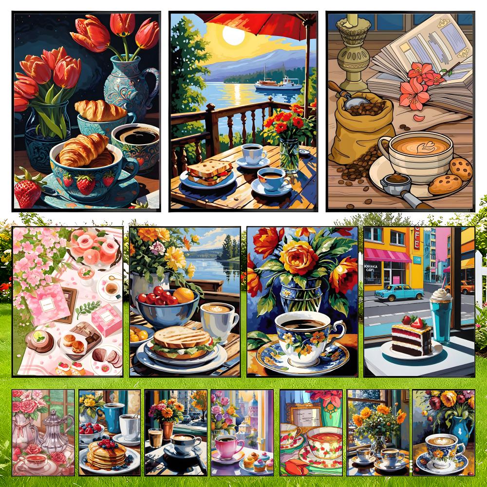 애프터눈 티 커피 컵 디자인 매끄러운 표면 아늑한 교실 - Coffee Tea Images 리뷰 및 가격