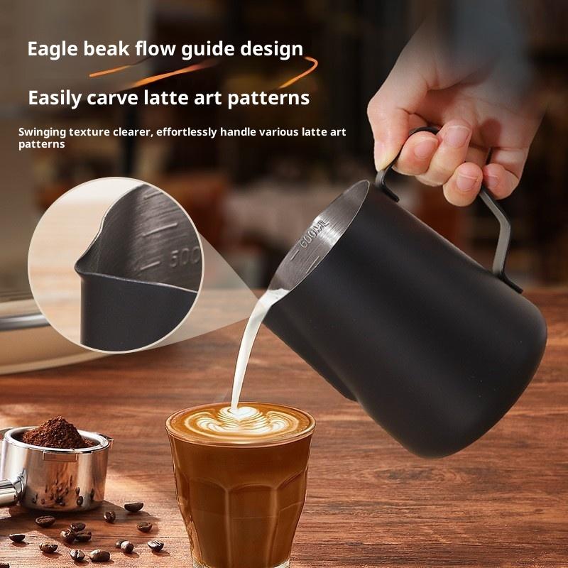 350/600ML 커피 우유 거품기 스테인리스 스틸 정 - Barista Milk Jug 리뷰 및 가격